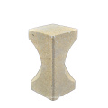 Refractory kiln furniture brick column with dent mullite kiln furniture for high thermal